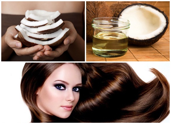 trị rụng tóc bằng dầu dừa
